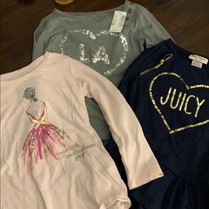 Lot of 3 Size 4 Shirts